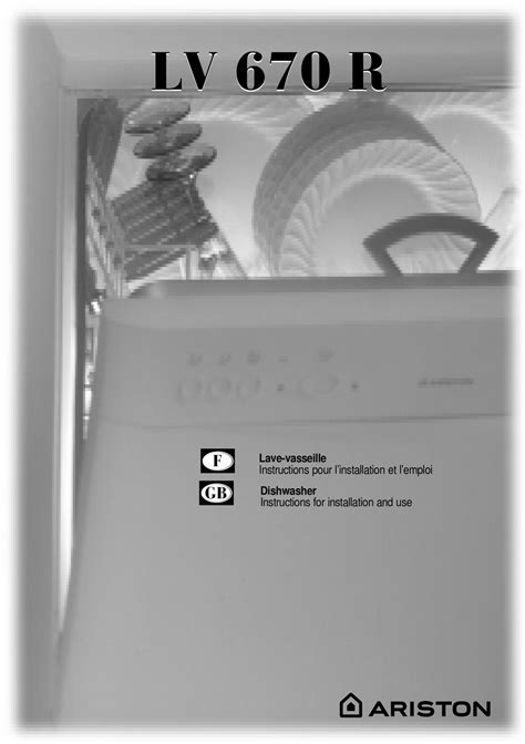 Manual Ariston LV 670 DUO IX Dishwasher